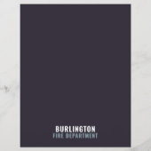 消防士ポートレート、消防士募集 チラシ (裏面)