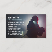 消防士ポートレート、消防士 名刺 (正面)