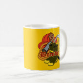 消防士マグカップ コーヒーマグカップ (正面右)