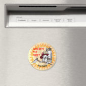 消防士マグネット どこに火があるの マグネット (インサイチュ (食洗機))