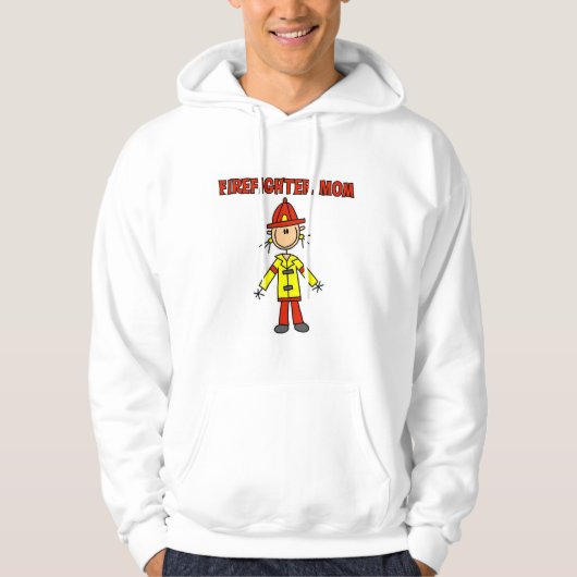 消防士ママのTシャツとギフト パーカ (正面)