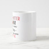 消防士ママコーヒマグ ジャンボコーヒーマグカップ (正面)