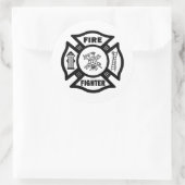 消防士マルチーズ ラウンドシール (バッグ)