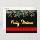 消防士メリークリスマスシンレッドライン シーズンポストカード (正面/裏面)