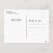 消防士メリークリスマスシンレッドライン シーズンポストカード (裏面)