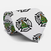 消防士メリークリスマス ネクタイ (ロール)