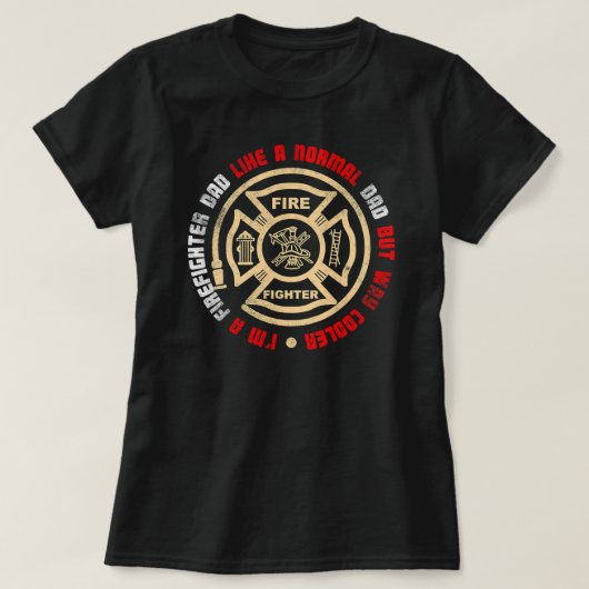 消防士メンズ消防士US消防士Da Tシャツ (デザイン正面)