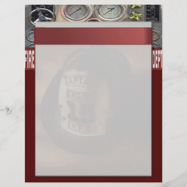 消防士レターヘッド (正面)