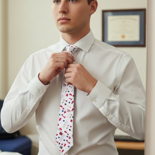 消防士卒業ネクタイ ネクタイ