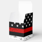 消防士卒業式消防士の薄い赤い線 フェイバーボックス (オープン)