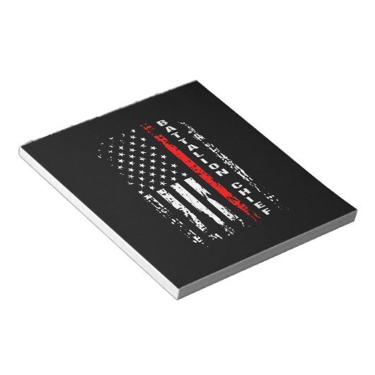 消防士大隊長大隊最高ギフト ノートパッド (アングル)