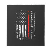 消防士大隊長大隊最高ギフト ノートパッド (正面)