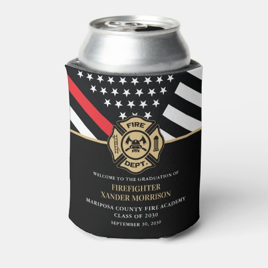 消防士官学校の卒業党のお気に入り 缶クーラー (缶裏面)