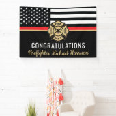 消防士官学校の卒業党 横断幕 (インサイチュ)