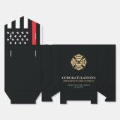 消防士官学校の卒業赤線旗 フェイバーボックス (見開き)