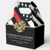 消防士官学校の卒業赤線旗 フェイバーボックス (裏面)