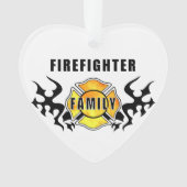 消防士家族 オーナメント (正面)