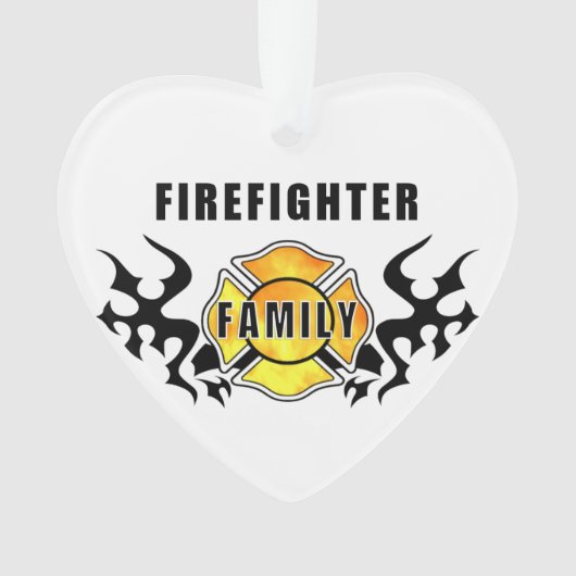 消防士家族 オーナメント (正面)