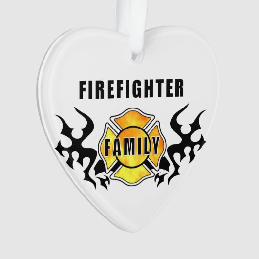 消防士家族 オーナメント (正面)