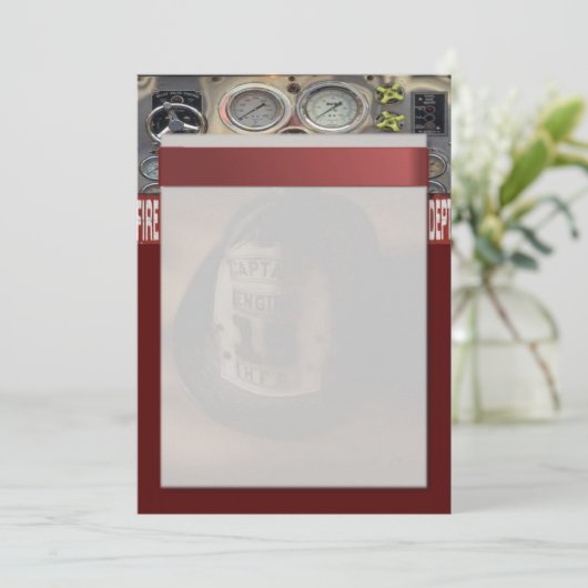 消防士招待状 招待状 (スタンド正面)