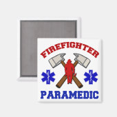 消防士救急医療隊員 マグネット (正面/裏面)