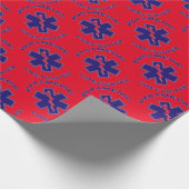 消防士救急医療隊員 ラッピングペーパー (角)