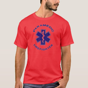 消防士救急医療隊員 Tシャツ
