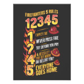 消防士法規勇敢の規則 フォトプリント            (正面)