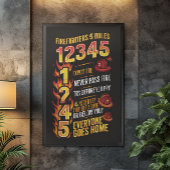 消防士法規勇敢の規則 フォトプリント           