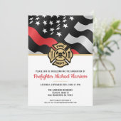 消防士消防士消防士院卒業会 招待状 (スタンド正面)