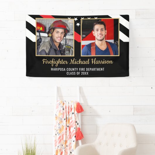 消防士消防士院卒業2写真 横断幕 (インサイチュ)