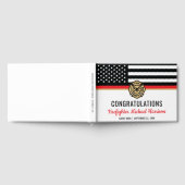 消防士消防士院赤線旗卒業 ゲストブック (全面)