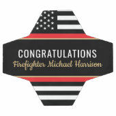 消防士消防士院赤線旗卒業 サッカーボール (フラット)