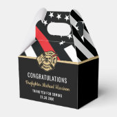 消防士消防士院赤線旗卒業 フェイバーボックス (裏面サイド)