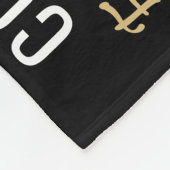 消防士消防士院赤線旗卒業 フリースブランケット (角)