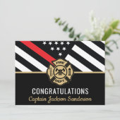 消防士消防署旗消防士の退職 (スタンド正面)