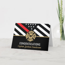 消防士消防署旗消防士の退職 カード