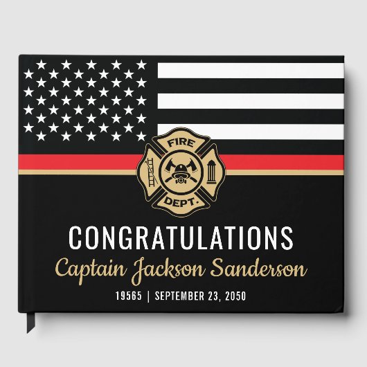 消防士消防署消防士の退職 ゲストブック (正面)