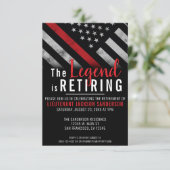 消防士消防署退職消防士 招待状 (スタンド正面)