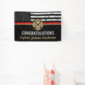 消防士消防署退職消防士 横断幕 (インサイチュ)