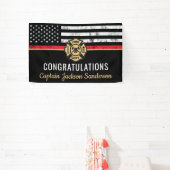 消防士消防署退職消防士 横断幕 (インサイチュ)