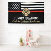 消防士消防署退職消防士 横断幕 (インサイチュ)