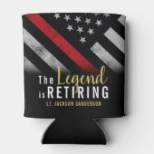 消防士消防署退職消防士 缶クーラー (裏面)