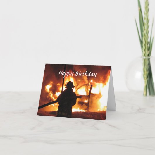 消防士用ハンドラインカード（名入れ） カード (正面)