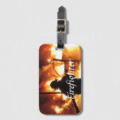 消防士用ハンドライン    ラゲッジタグ (正面縦)