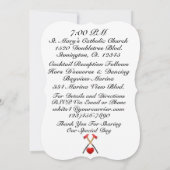 消防士結婚式招待状 招待状 (裏面)