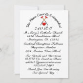 消防士結婚式招待状 招待状 (裏面)