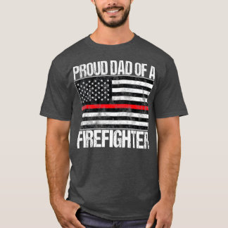 消防士誇りを持ったの親のパパ Tシャツ