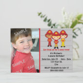 消防士誕生会 招待状 (スタンド正面)