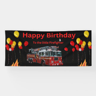 消防士誕生日旗 横断幕